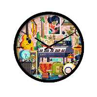 ساعت‌ دیواری رومیزی راویتا طرح موسیقی کد 3461