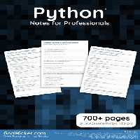 خرید و دانلود نسخه کامل کتاب Python Notes for Professionals
