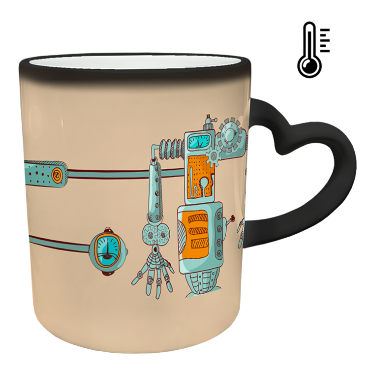 ماگ حرارتی مدل دسته قلبی طرح مهندس کد 52