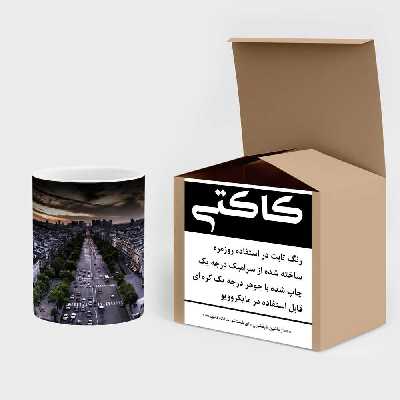 ماگ حرارتی کاکتی طرح شهر مدل mgh13370