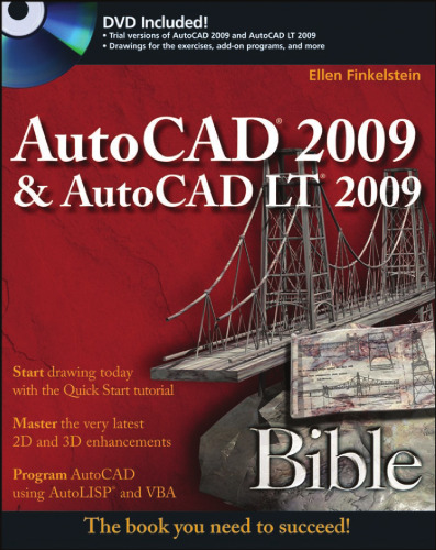 خرید و دانلود نسخه کامل کتاب AutoCAD 2009 & AutoCAD LT 2009 Bible (Bible (Wiley))