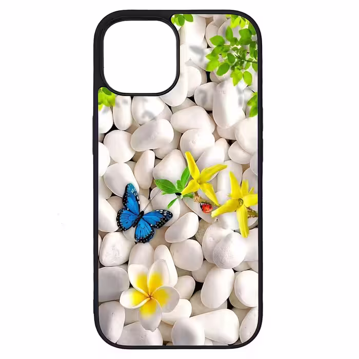 کاور طرح پروانه کد G-168 مناسب برای گوشی موبایل اپل iPhone 15 | دیجی قاب دونی