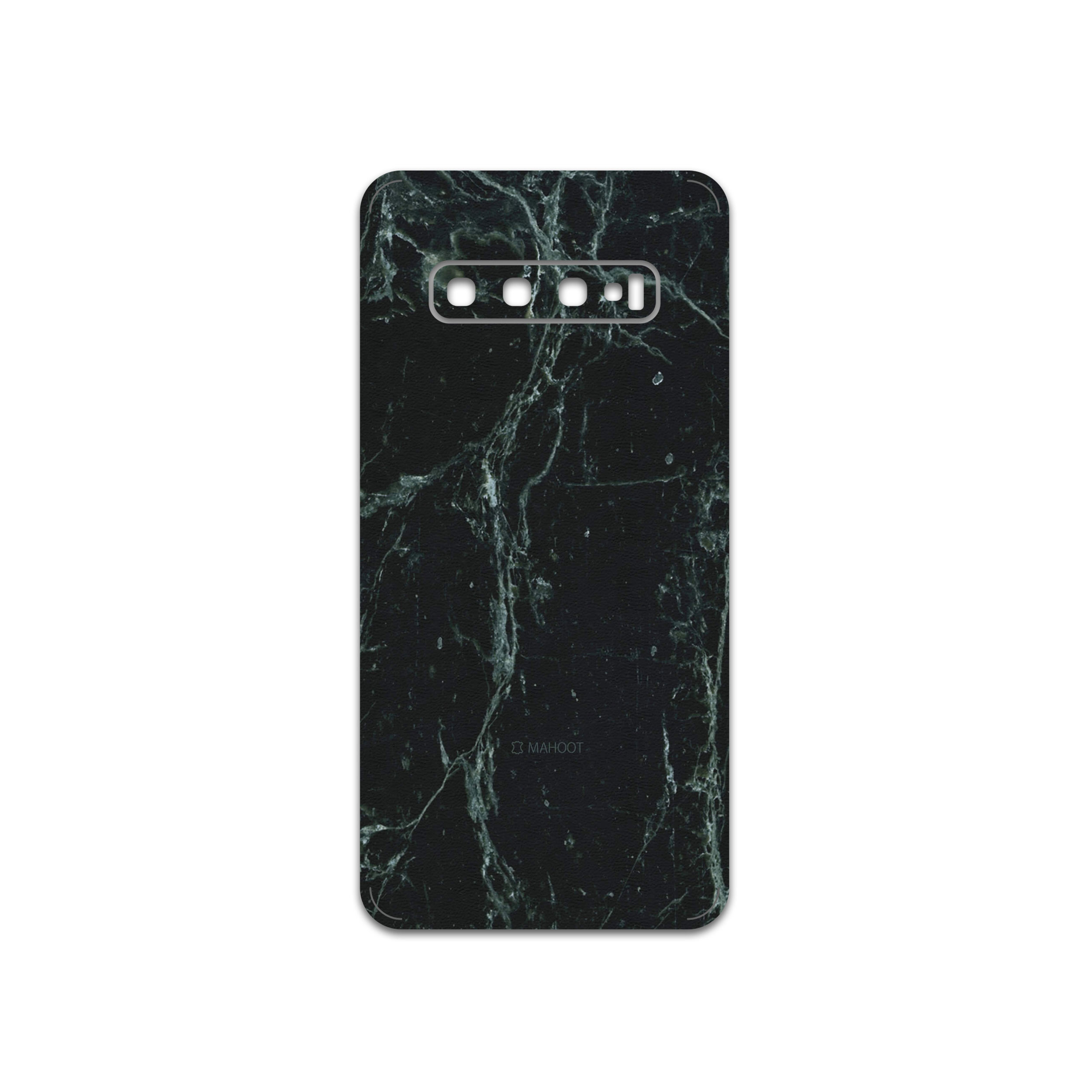 برچسب پوششی ماهوت مدل Graphite-Green-Marble مناسب برای گوشی موبایل سامسونگ Galaxy S10