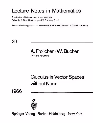 خرید و دانلود نسخه کامل کتاب Calculus in Vector Spaces without Norm