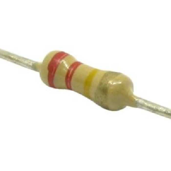 مقاومت 220 کیلو اهم 1/4 وات 5 درصد | 220K