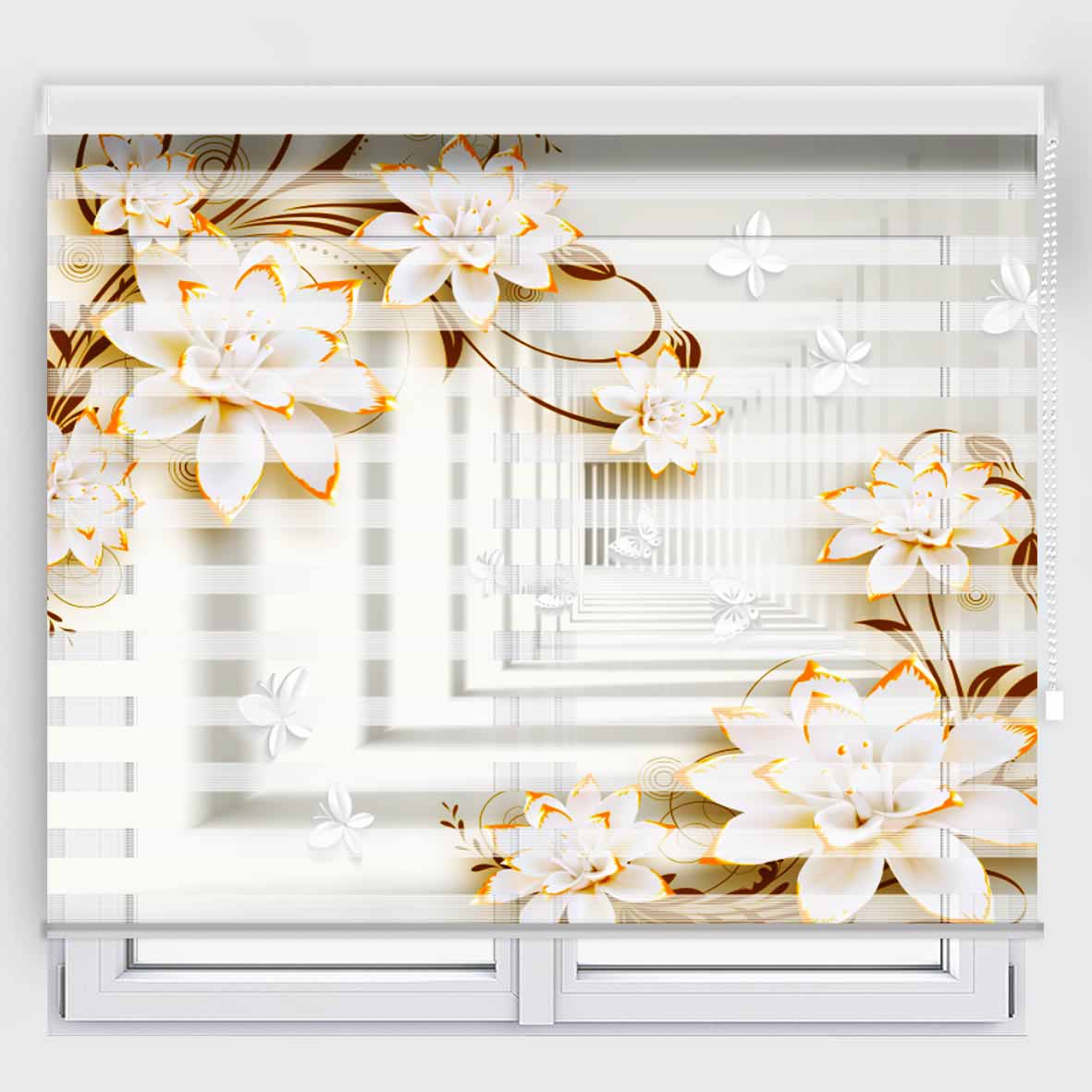  پرده زبرا مدل TD-23 سایز 110x150 سانتی متر