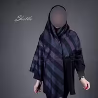 روسری نخی ریشه پرزی برند شاتل سایز 140  کد 6-103