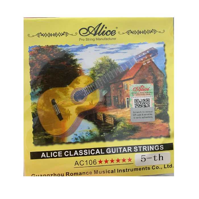 سیم پنجم گیتار آلیس مدل AC106 | لامینور