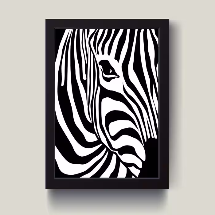 تابلو مدل دکوراتیو ZEBRA کد G11-12
