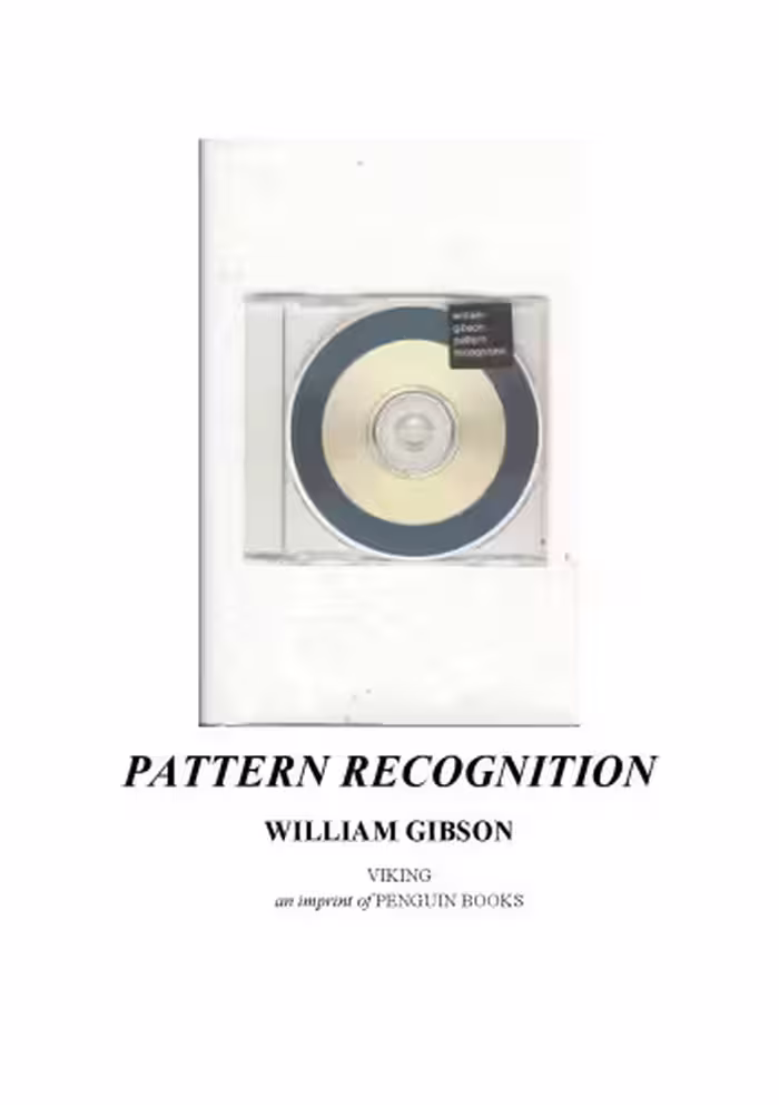 خرید و دانلود نسخه کامل کتاب Pattern Recognition - A Novel