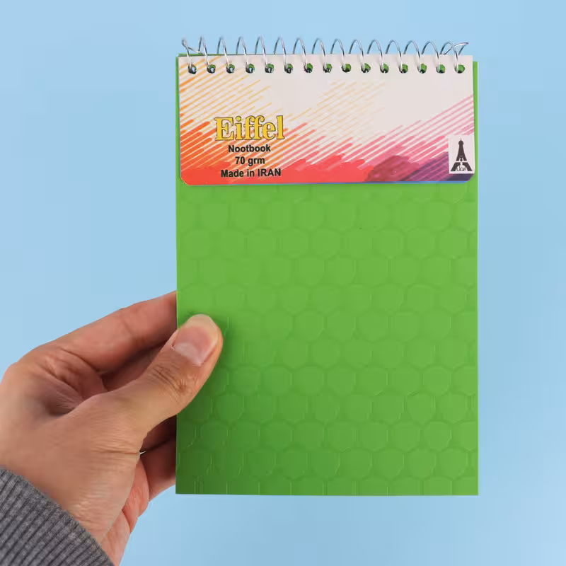 دفترچه یادداشت 70 برگ طرح رنگی ایفل کد 4
