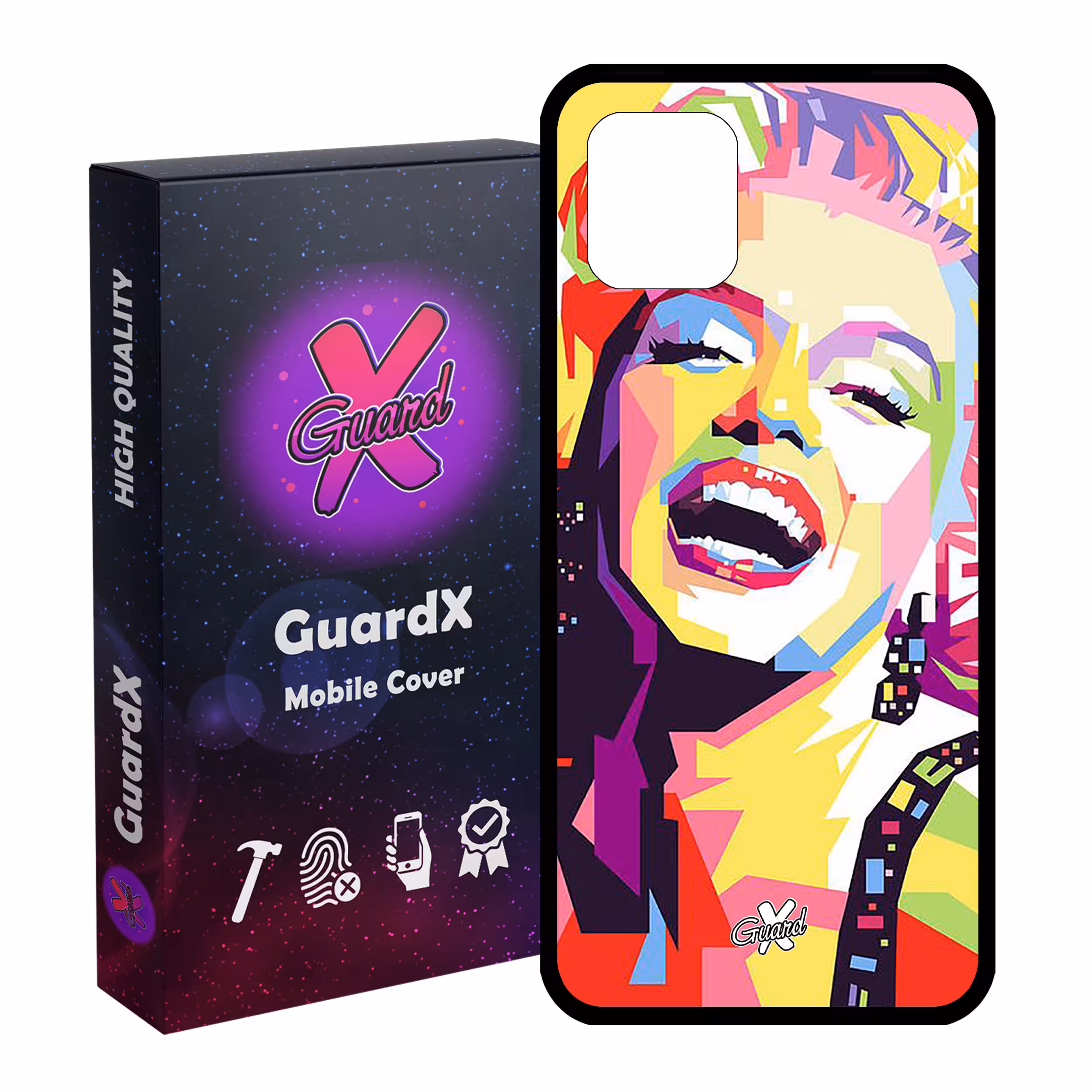 کاور گارد ایکس طرح Marilyn Monroe مدل Glass10273 مناسب برای گوشی موبایل سامسونگ Galaxy Note 10 Lite