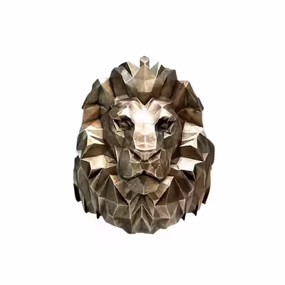 دیوارکوب مدل شیر گرافیکی