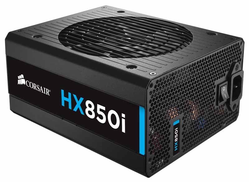 خرید منبع تغذیه کورسیر Corsair PSU HX850i-80 Plus Platinum با بهترین قیمت