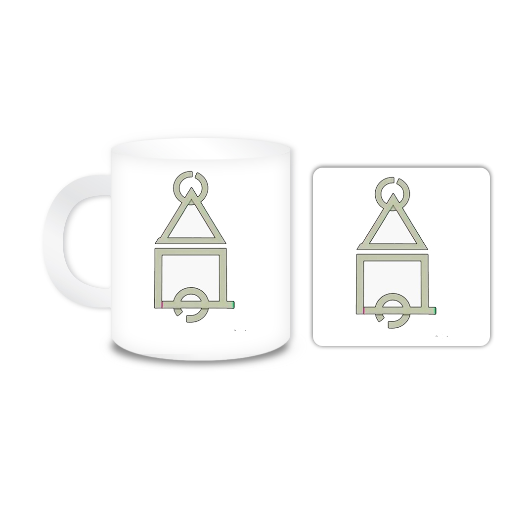 ماگ مدل Squid Game کد 2243 به همراه زیر لیوانی