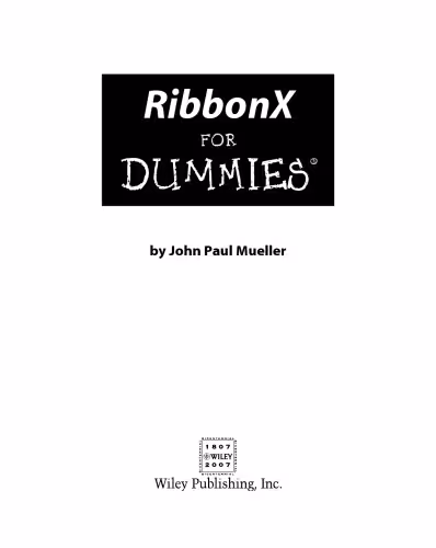 خرید و دانلود نسخه کامل کتاب RibbonX For Dummies (For Dummies (Computer Tech))