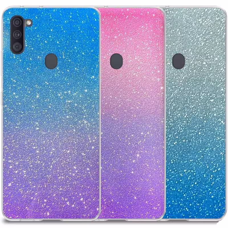 قاب اکلیلی ستاره ای مناسب برای گوشی Samsung Galaxy A11 مدل براق  ژله ای دخترانه و زنانه شاین (رنگ ثابت)