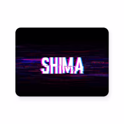 برچسب تاچ پد دسته بازی پلی استیشن 4 ونسونی طرح Shima