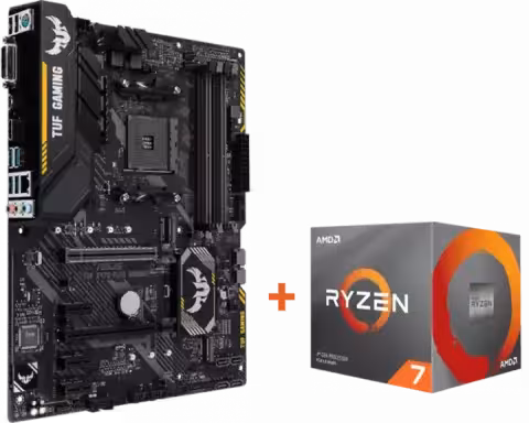 باندل مادربرد ASUS TUF X470 PLUS GAMING به همراه پردازنده AMD RYZEN 7 3800X