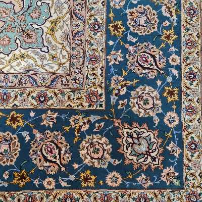 فرش دستبافت نه و نیم متری اصفهان آبتین کد 4