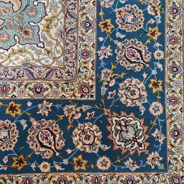 فرش دستبافت نه و نیم متری اصفهان آبتین کد 4