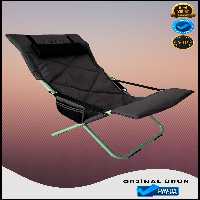 صندلی کمپ خاکستری کمپینگ اردوگاه نوع Sezlonk باز کردن پیک نیک ساحل کاروان را می کند OverPazar