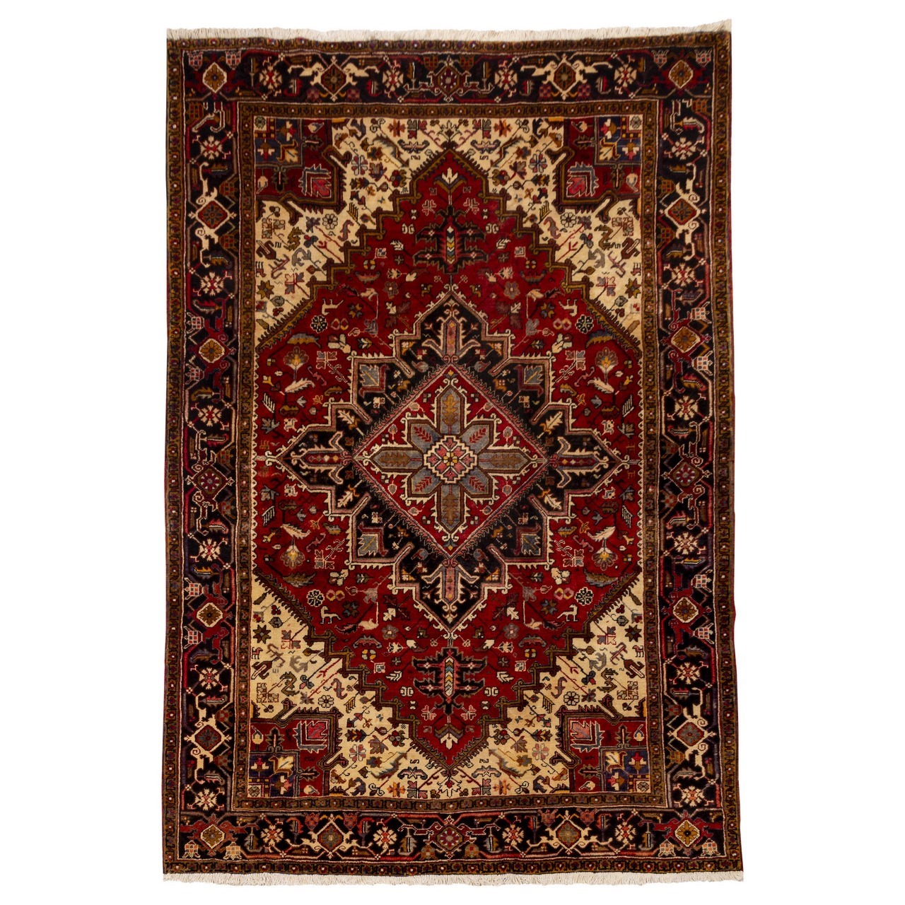 فرش قدیمی دستباف شش متری سی پرشیا کد 123156