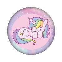 زیر لیوانی مدل یونیکورن کد 226