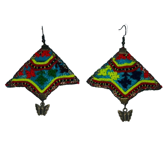 گوشواره سوزن دوزی کد B84