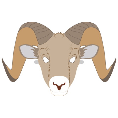 الگوی ساخت ماسک بازی،نقالی، تئاتر و قصه گوئی «قوچ»