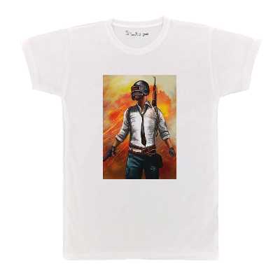 تی شرت بچگانه پرمانه طرح PUBG کد pmt.2821
