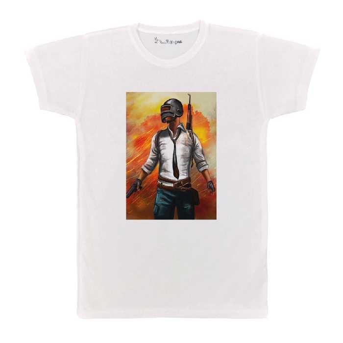 تی شرت بچگانه پرمانه طرح PUBG کد pmt.2821