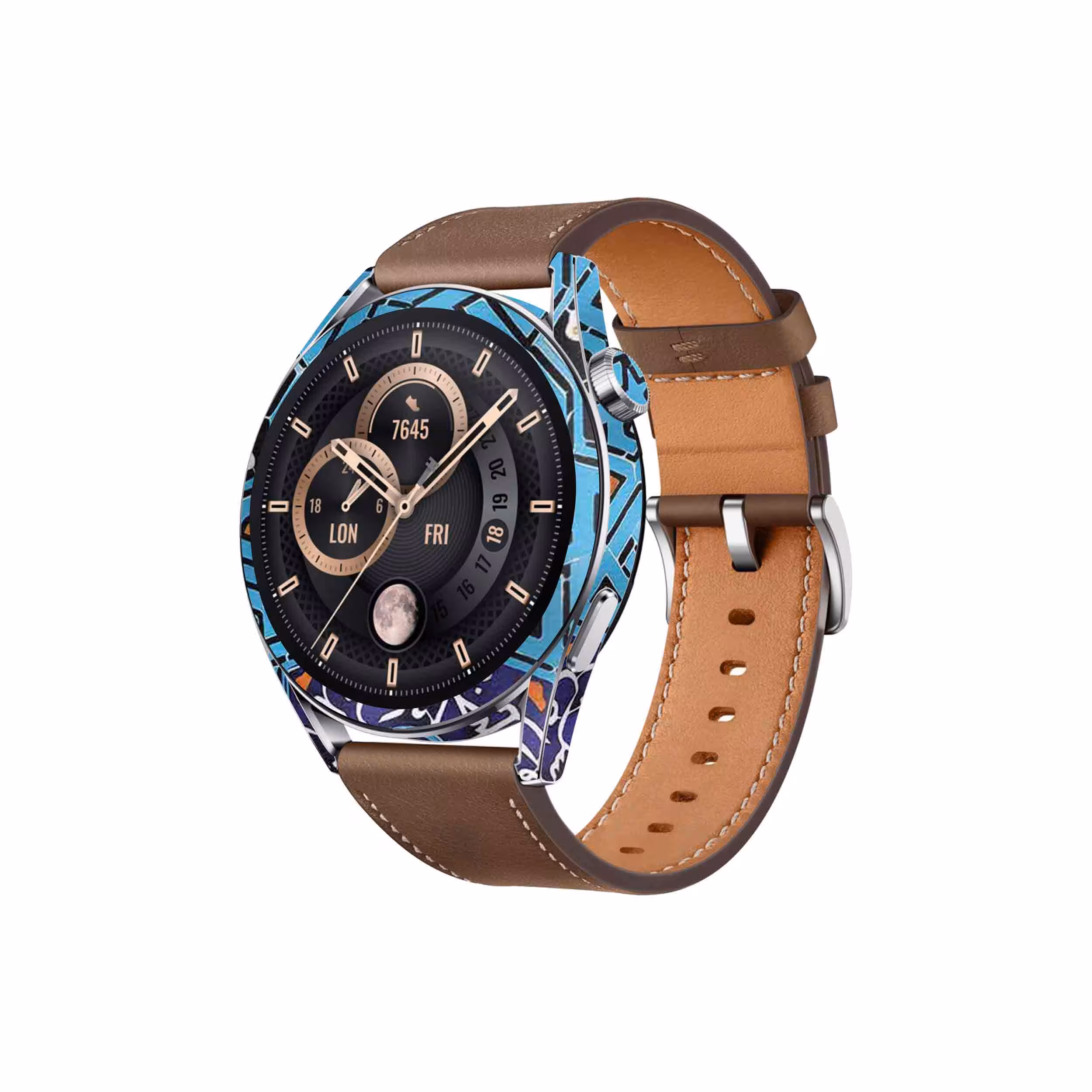 برچسب ماهوت طرح Iran-Tile7 مناسب برای ساعت هوشمند هوآوی Watch GT 3 46mm
