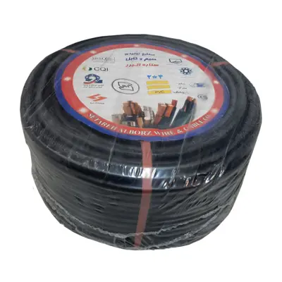 کابل برق افشان 2 در 4 ستاره البرز مدل pvc1122