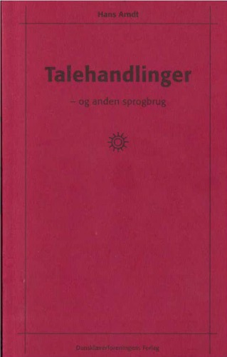 خرید و دانلود نسخه کامل کتاب Talehandlinger - og anden sprogbrug