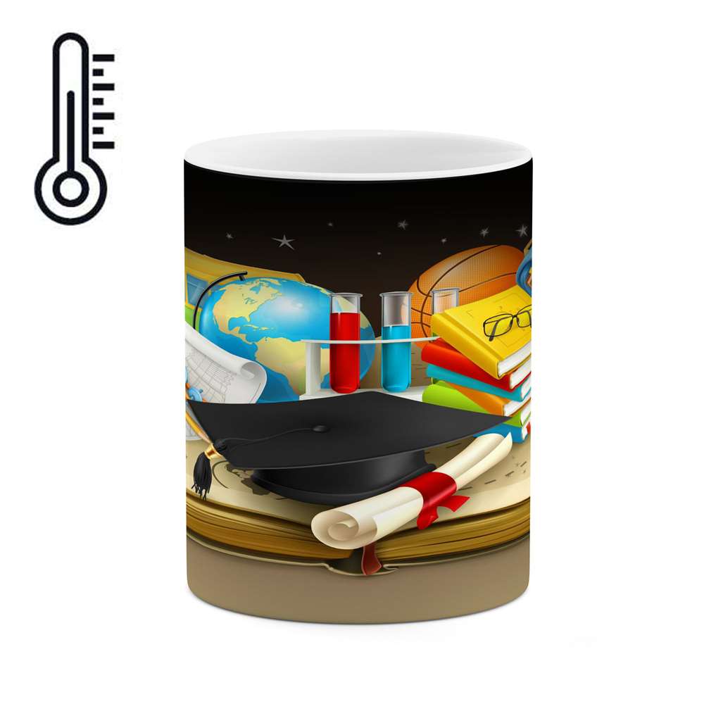 ماگ حرارتی کاکتی طرح مدرسه مدل mgh16967