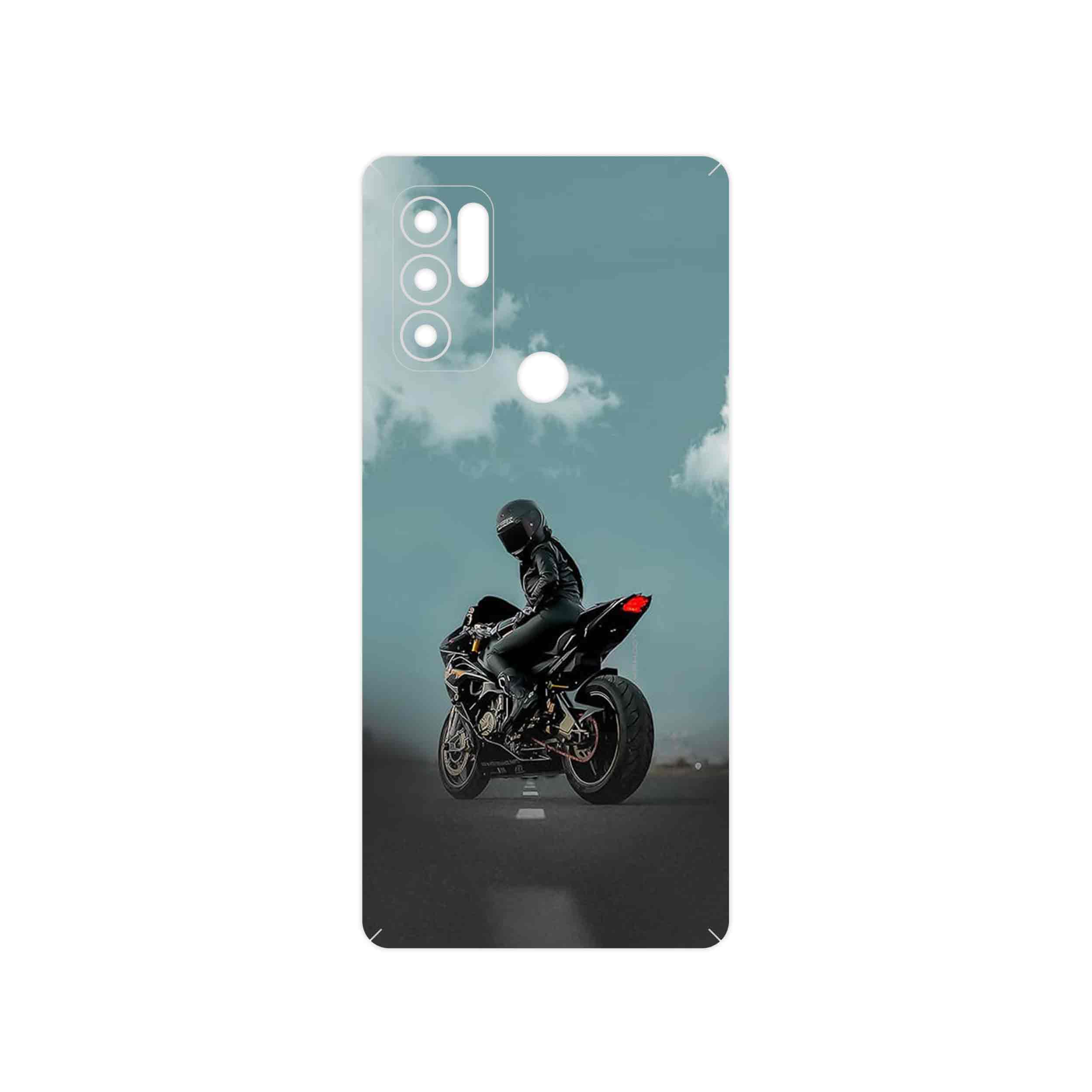 برچسب پوششی ماهوت مدل Motorcycling مناسب برای گوشی موبایل موتورولا Moto G60S