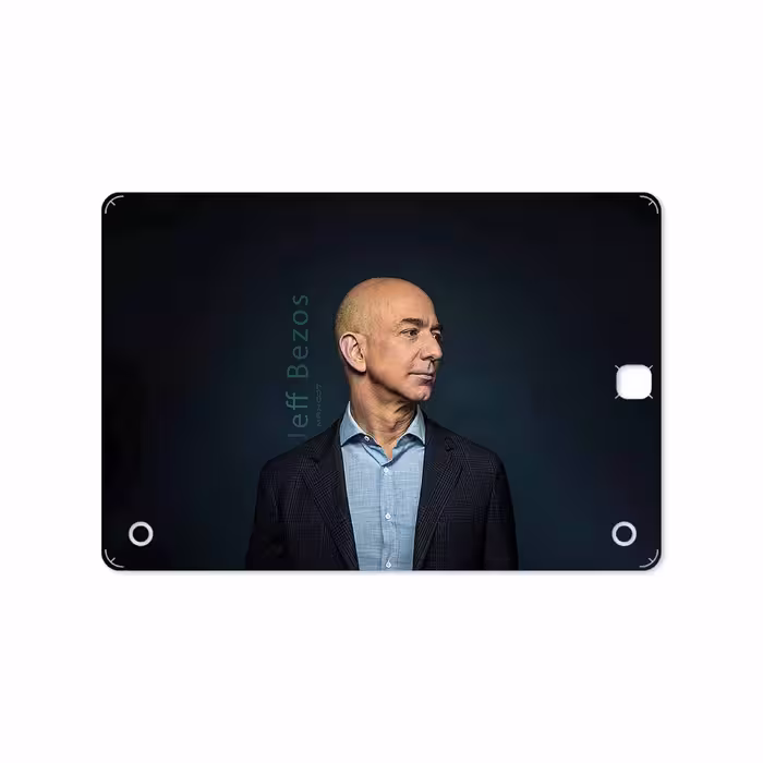 برچسب پوششی ماهوت مدل Jeff Bezos مناسب برای تبلت سامسونگ Galaxy Tab A 9.7 2015 T555