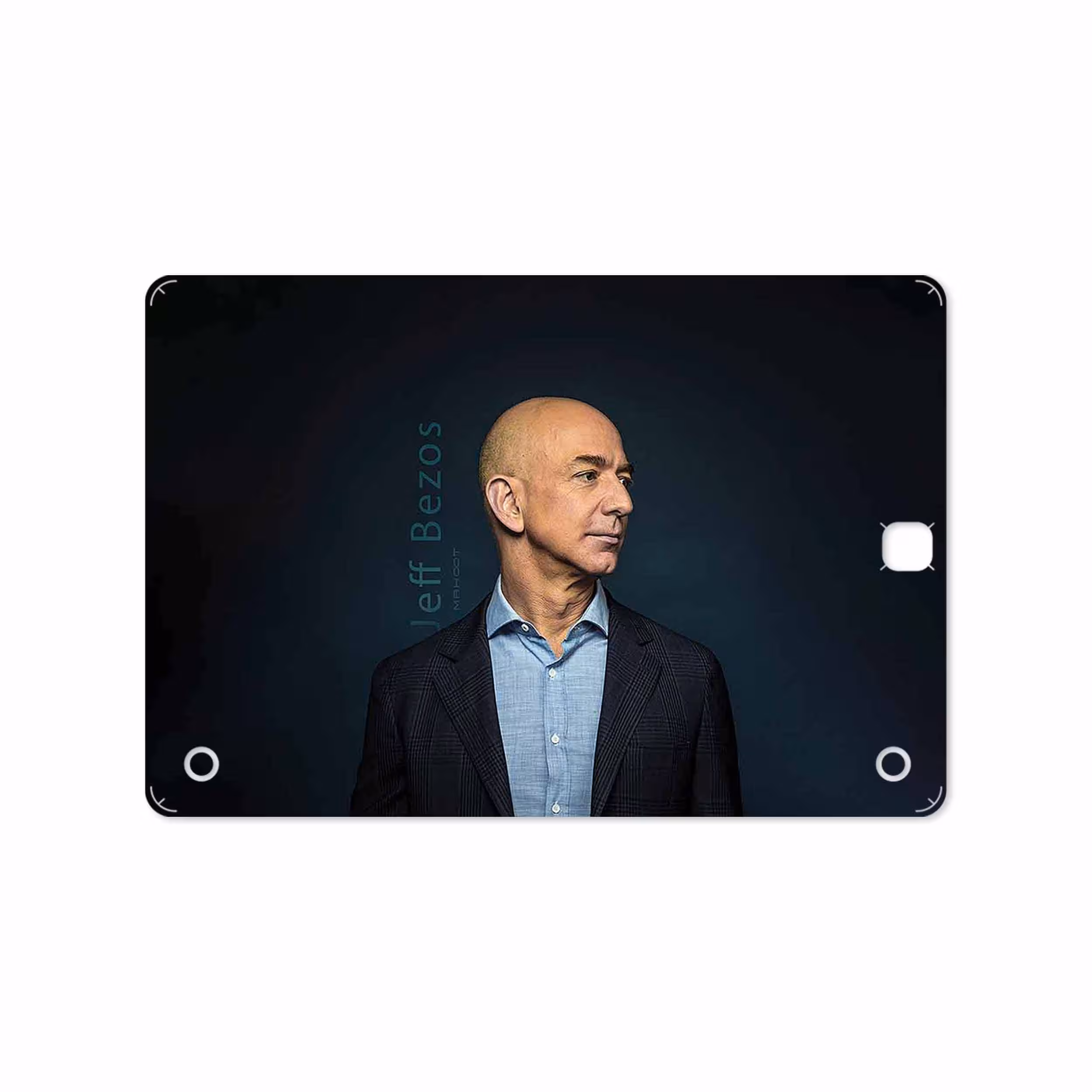 برچسب پوششی ماهوت مدل Jeff Bezos مناسب برای تبلت سامسونگ Galaxy Tab A 9.7 2015 T555