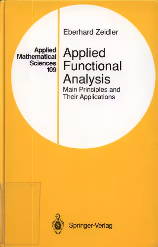 خرید و دانلود نسخه کامل کتاب Applied Functional Analysis: Main Principles and Their Applications