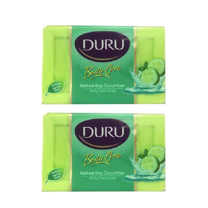 صابون شستشو دورو سری Body Care مدل Cucumber وزن 180 گرم مجموعه 2 عددی