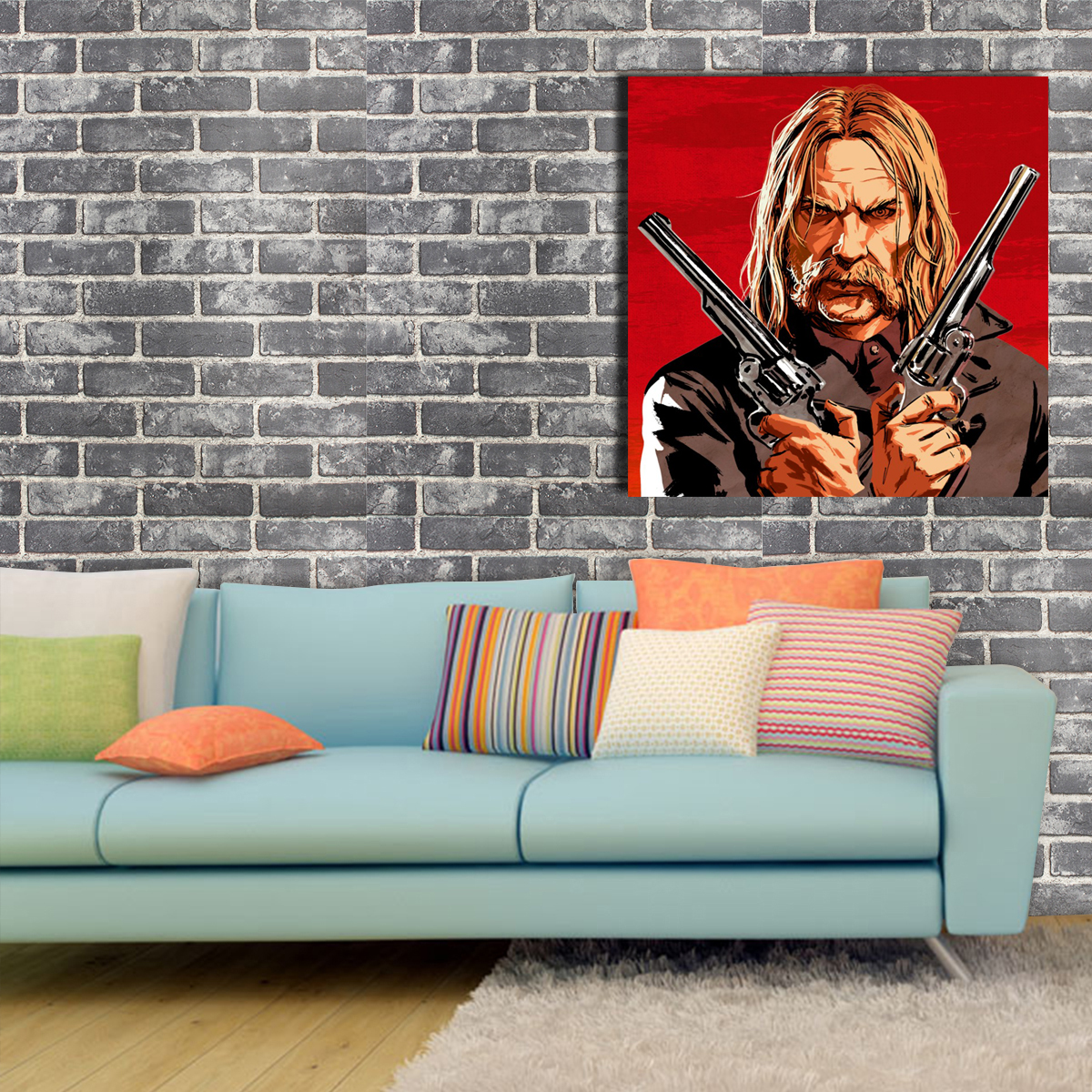 تابلو شاسی مدل Red Dead کد 4