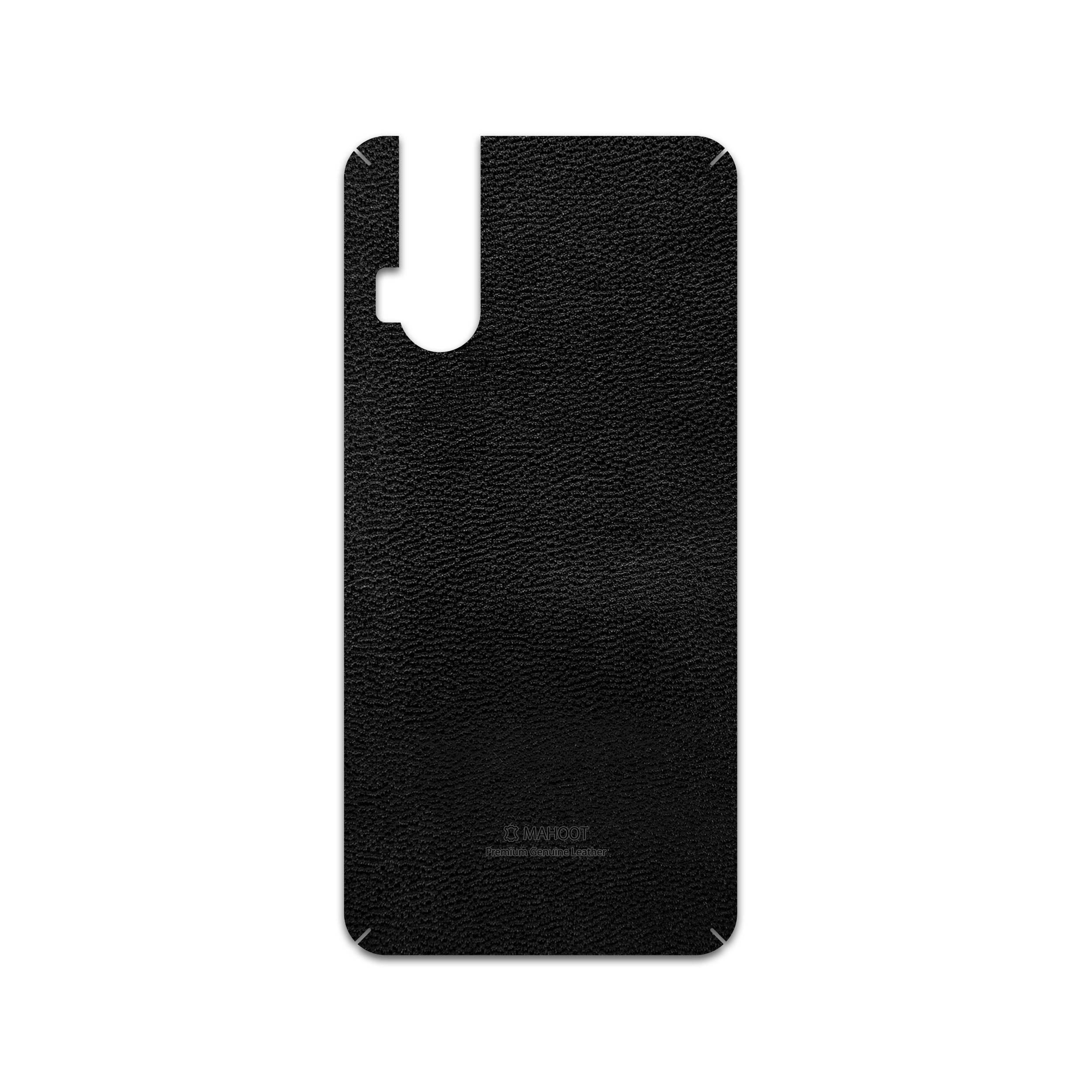 برچسب پوششی ماهوت مدل Black-Leather مناسب برای گوشی موبایل موتورولا One Hyper