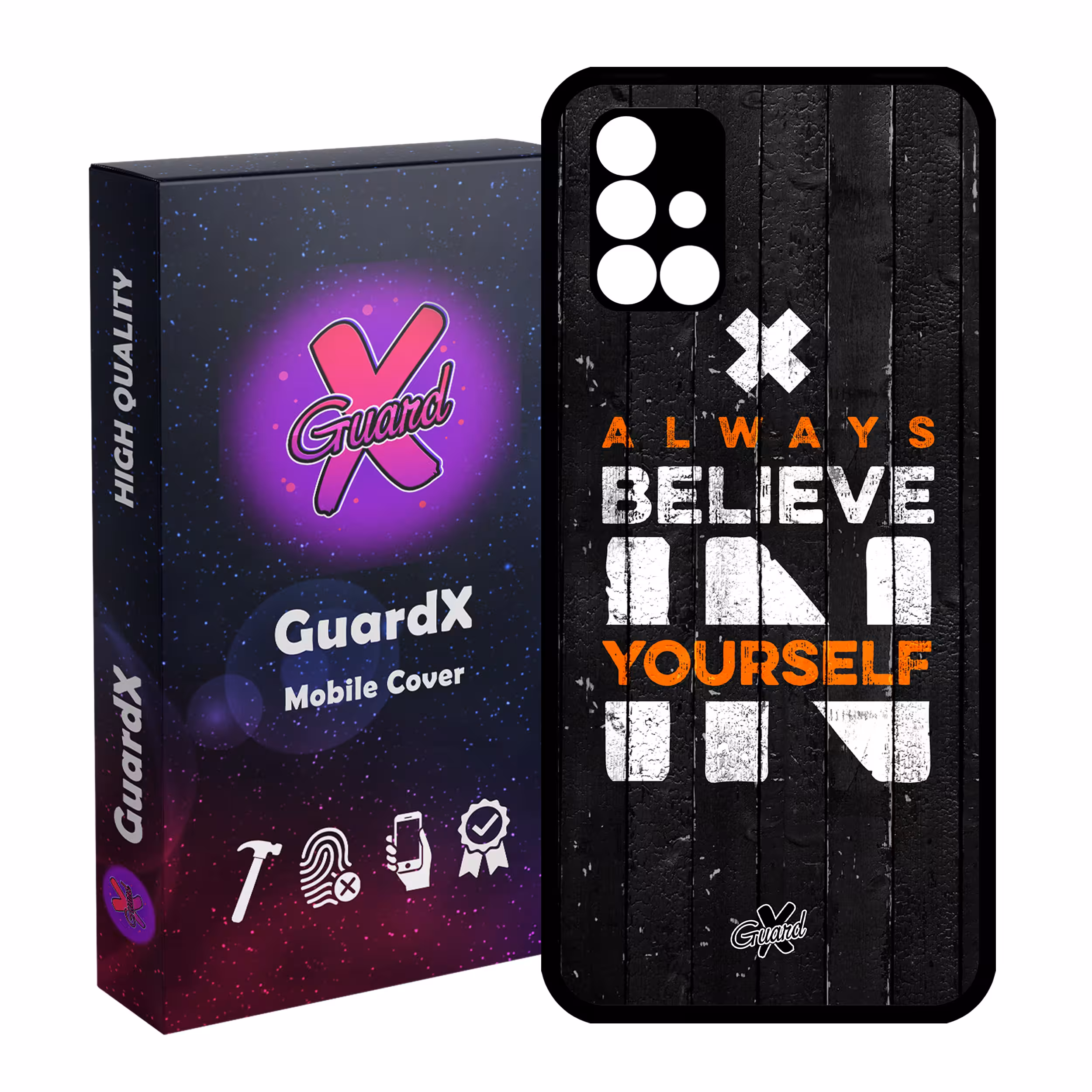 کاور گارد ایکس طرح Text مدل Glass10167 مناسب برای گوشی موبایل سامسونگ Galaxy A51 5G