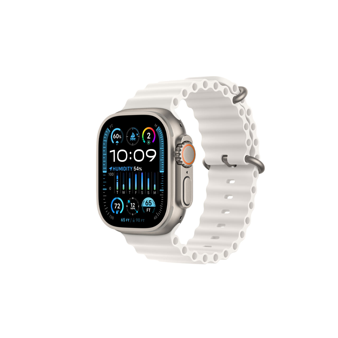 ساعت هوشمند اپل واچ Ultra 2 مدل Titanium White Ocean-49MM MREJ3LL/A