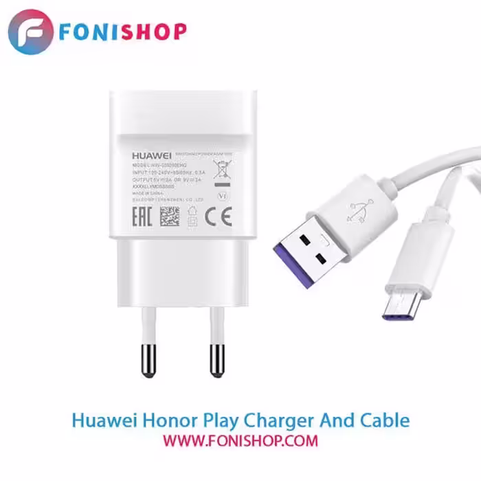 کابل و شارژر فست شارژ اصلی هوآوی Huawei Honor Play