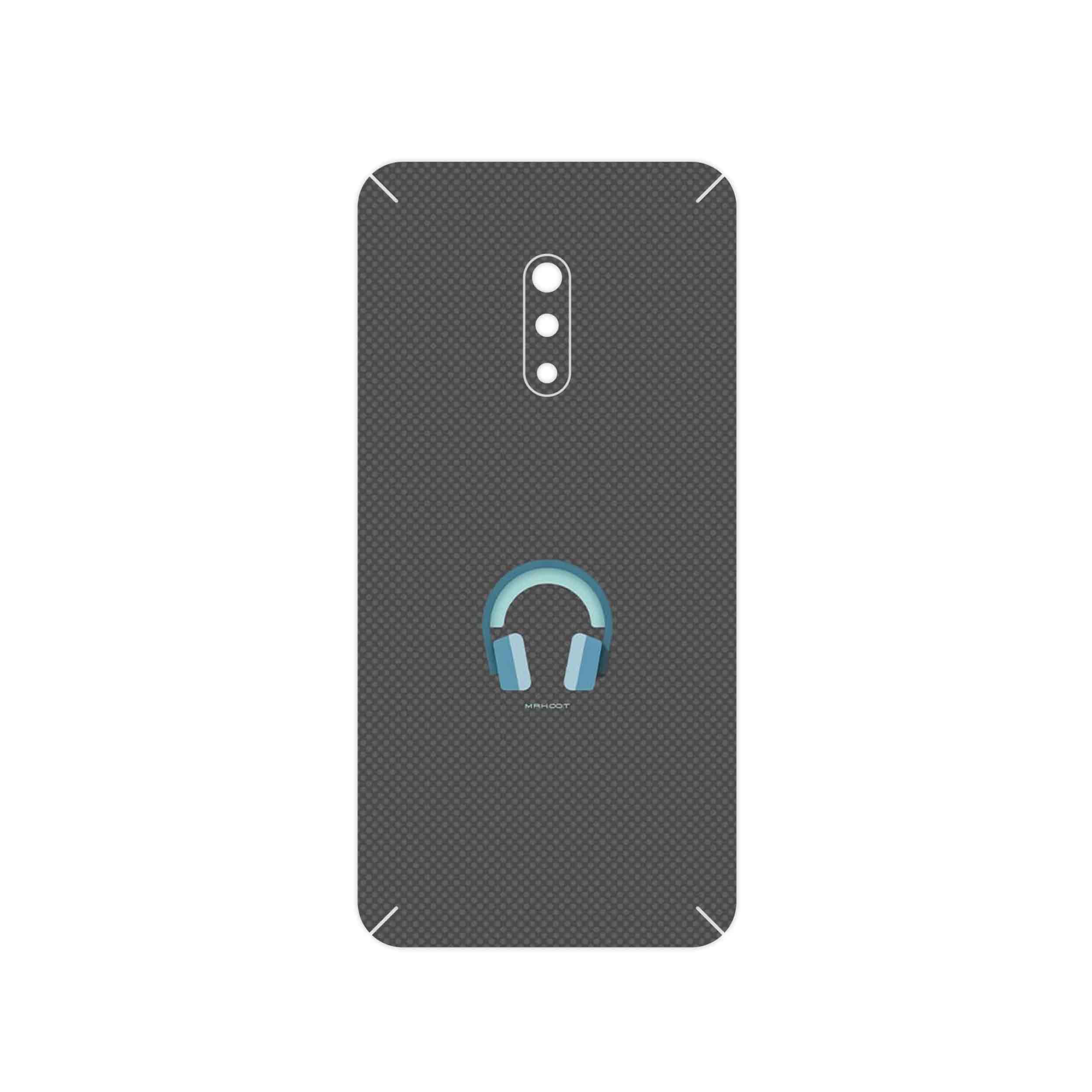 برچسب پوششی ماهوت مدل Minimal Headphone Icon مناسب برای گوشی موبایل اپو Realme X
