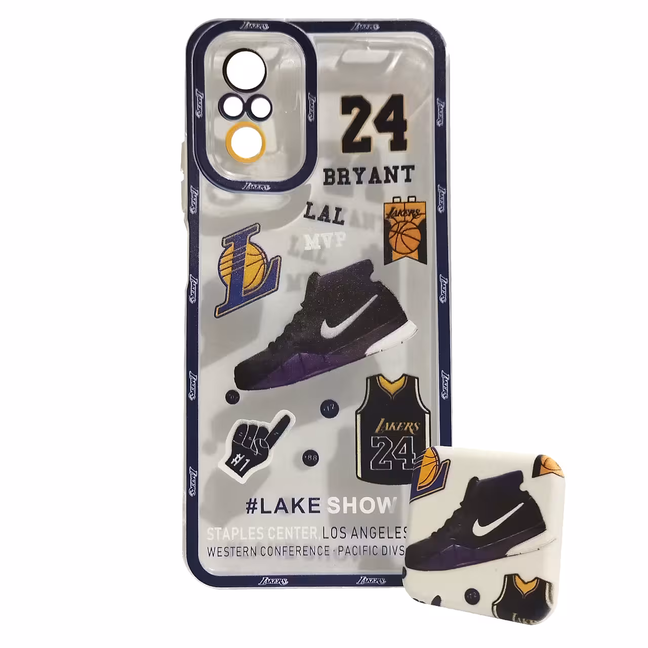 کاور کد 8606 مناسب برای گوشی موبایل شیائومی Redmi Note 10 4G به همراه پایه نگهدارنده
