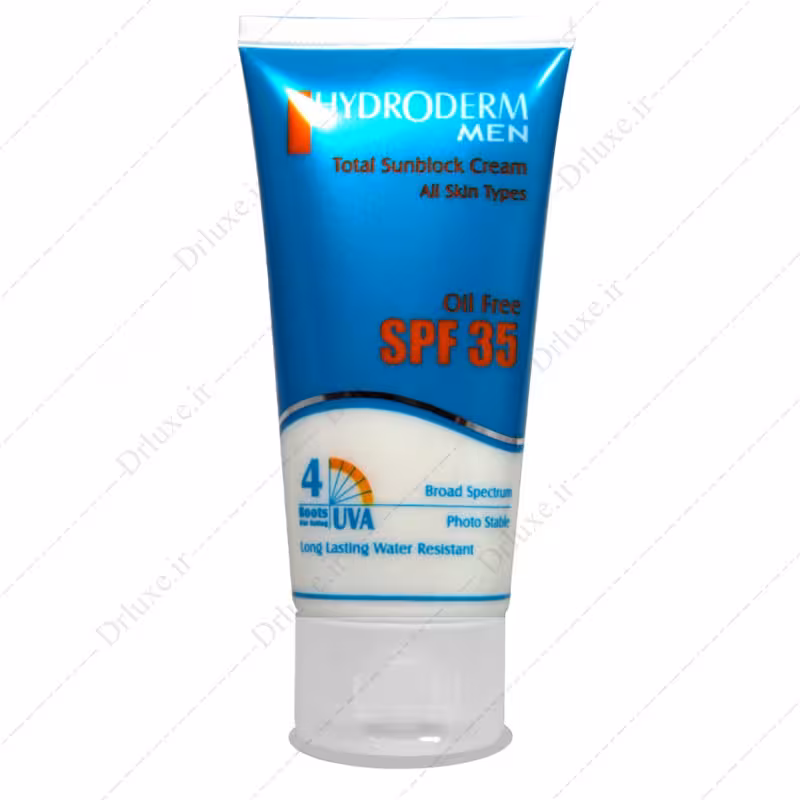 قیمت و خرید کرم ضد آفتاب SPF35 فاقد چربی آقایان هیدرودرم 50 میل - دکتر لوکس