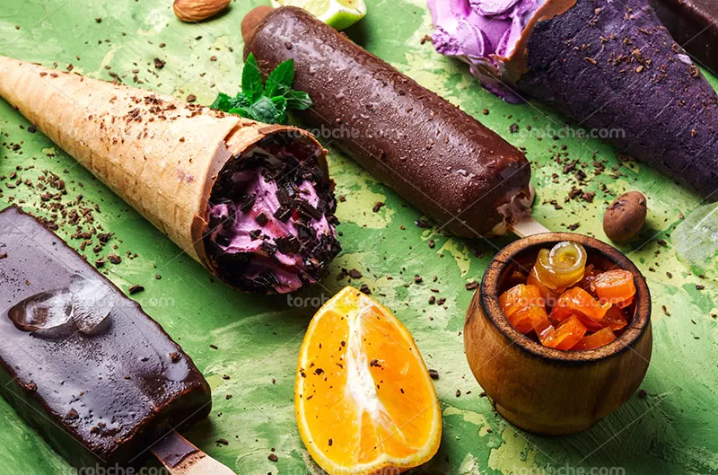 عکس بستنی با کیفیت | گرافیک با طعم تربچه